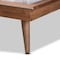 Baxton Studio Karine Mid-Century Modern Walnut Brown Finished Wood Twin Size Platform Bed Frame 183-11179-Zoro - alternate 3